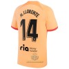 Maglia ufficiale Atlético Madrid M. Llorente 14 Alternativa 2022-23 per Uomo